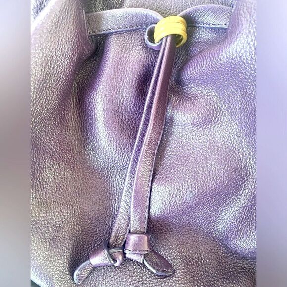 Elliott Lucca large leather bag New w/o tag magnet closet zipper pocket inside - Picture 6 of 11